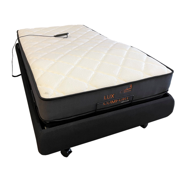 Lo Lo Adjustable Bed + Lux Comfort Mattress Package KING SINGLE