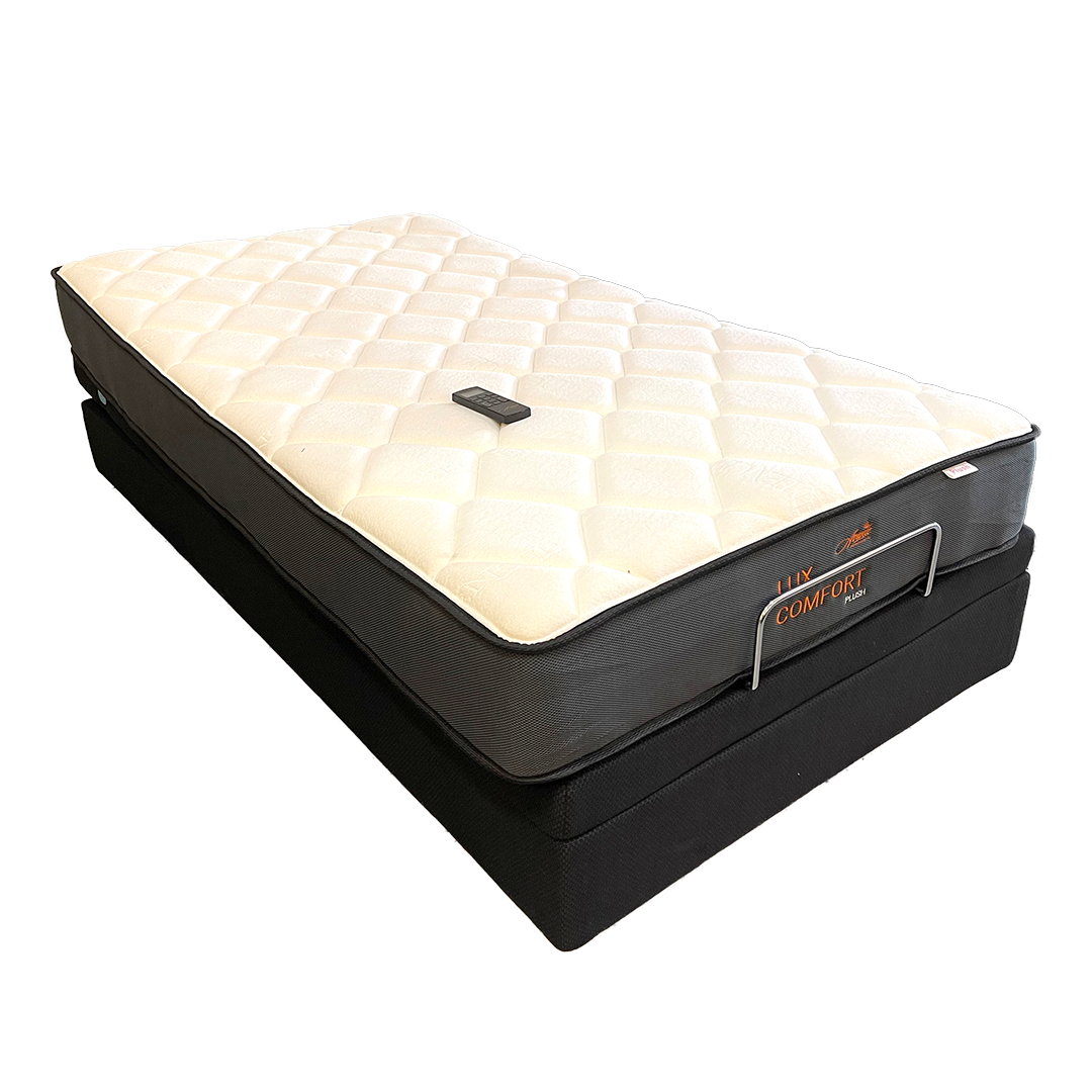 SmartFlex 2 Adjustable Bed + Lux Comfort Mattress KING SINGLE The