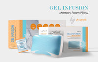 Gel Infusion Memory Foam Contour Pillow